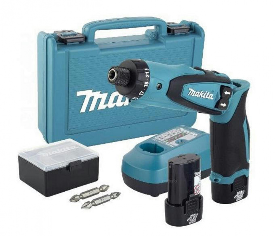 Аккумуляторная отвертка 7,2 В MAKITA DF012DSE